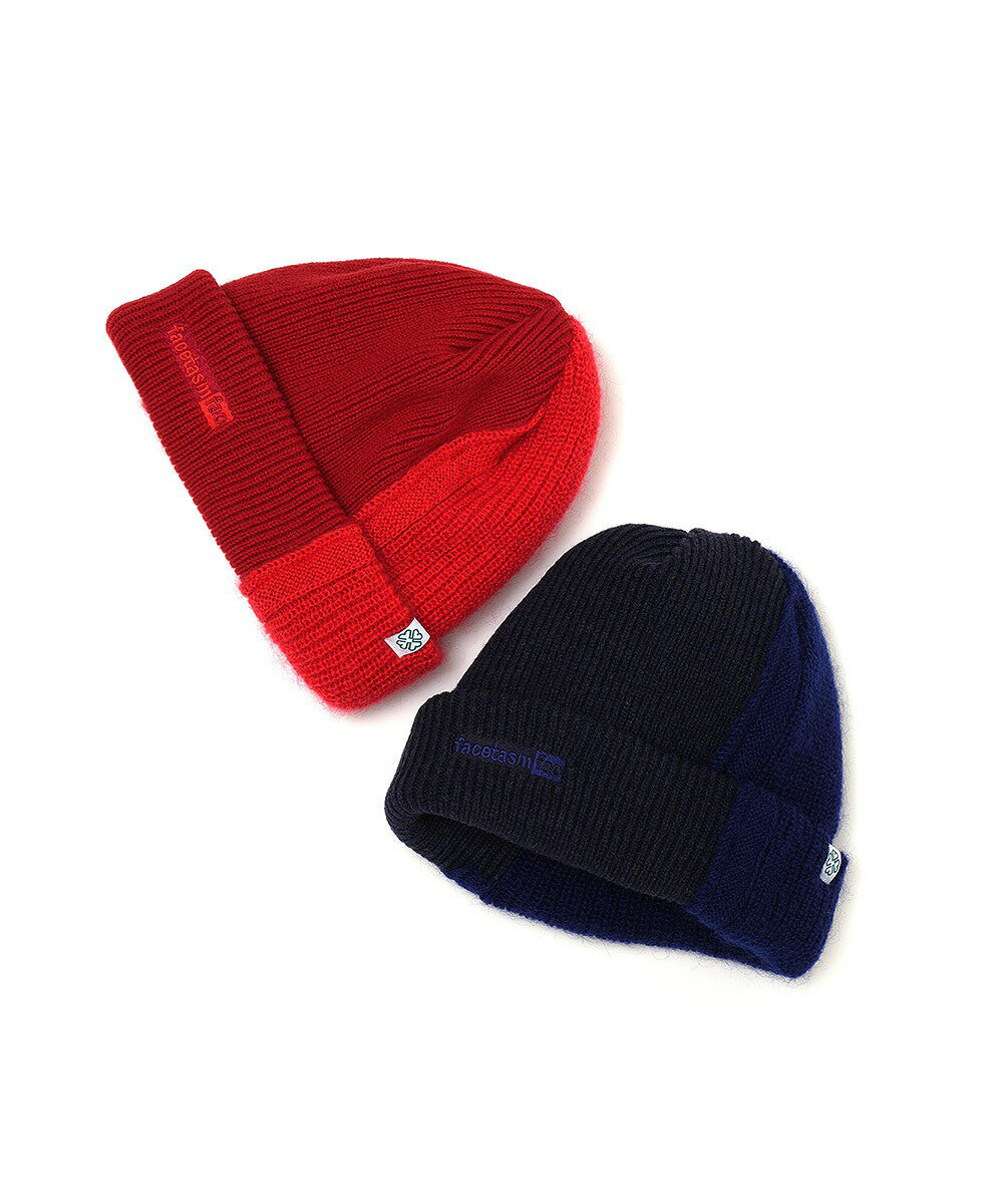 Rakuten - 【POINT2倍】【25ss】【FACETASM ファセッタズム】TWO-TONE BEANIE （ U-01）(ジャケット/アウター/UNISEX/25ss)