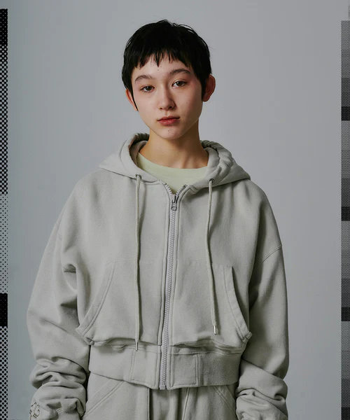 Rakuten - 【25ss】【FACETASM ファセッタズム】CROPPED ZIP-UP HOODIE（4色）(パーカー/スウェット/UNISEX/25AW)