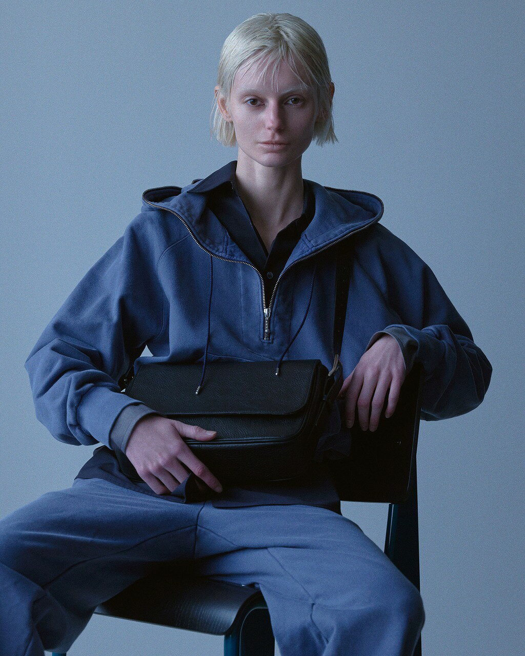 Rakuten - 【POINT3倍】【Rich I/リッチアイ】Processed Half-Zip Sweat Hoodie（Rich I-10-SW-01）8 (バッグ/ショルダー/UNISEX/26AW)