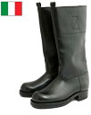 【楽天スーパーSALE】【POINT2倍】【50% SALE】イタリア軍 ジャックブーツ ブラック(DEAD STOCK)(海軍 NAVY レザー 本革 本皮 ...