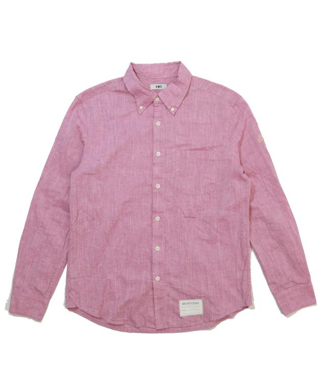 ys󒍁@5[zyTMTeB[GeB[zCOTTON LINEN CHAMBRAY SHIRTSiTSHS2401j