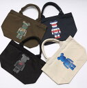 ★【TMTティーエムティー】★【TMTティーエムティー】★BE@RBRICK×TMT TOTE BAG(TBAF20CL05)(4)