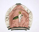 【TMTティーエムティー】SOUVENIR JACKET(WORLD CHAMPION)/PINK(ジャケット/アウター/MENS/2024AW)