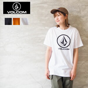 VOLCOM ボルコム Tシャツ 大きめ ゆったり APAC CRISP STONE S/S TEE AF511800 半袖 半袖Tシャツ 黒 白 ブラック ホワイト プリント ロゴ サーフ アメカジ アウトドア アウトドア女子 おしゃれ ママコーデ ユニセックス レディース メンズ メール便可