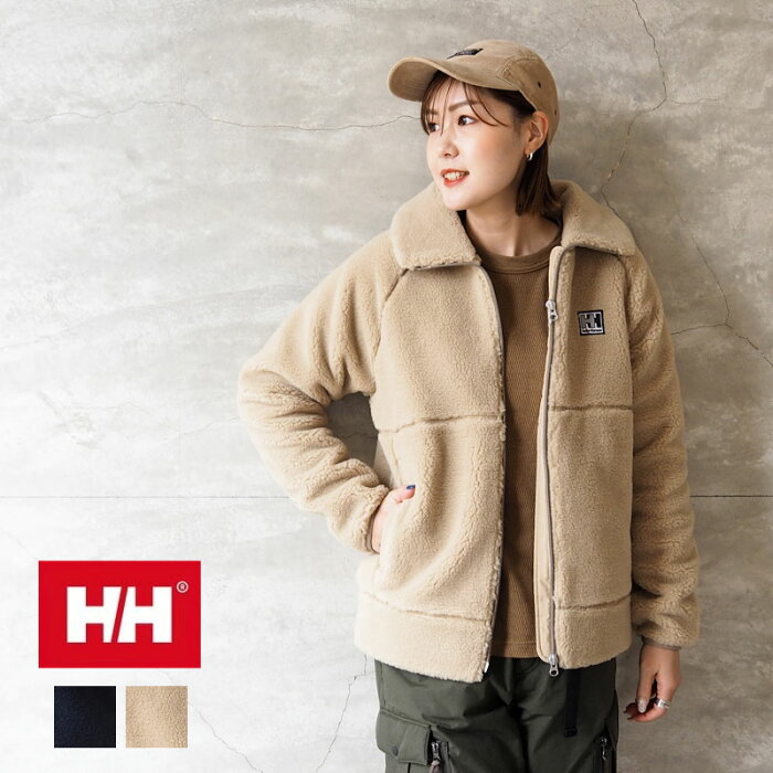 HELLY HANSEN ヘリーハンセン フリース ジャケット ゆったり 大きめ FIBERPILE JACKET HE51977 アウター ボア ボアジャケット フリースジャケット シンプル おしゃれ ロゴ アウトドア キャンプ キャンプ女子 キャンジョ ユニセックス レディース メンズ 保温 冬