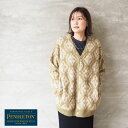 PENDLETON ペンドルトン カーディガン レディース V-NECK CARDIGAN 3575-4009 Vネック カーデ ニット セーター ニットカーディガン 羽織 ベージュ アイボリー ネイビー ネイティブ ジャガード アメカジ おしゃれ アウトドア メンズ