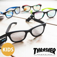 THRASHER スラッシャー KIDS SUNGLASS GLITTER GLITTER-118 サングラス キッズ グラサン ミラーサングラス ミラー カラーサングラス UVカット 紫外線カット uv 男の子 女の子 アウトドア スケーター ロゴ メガネ 眼鏡