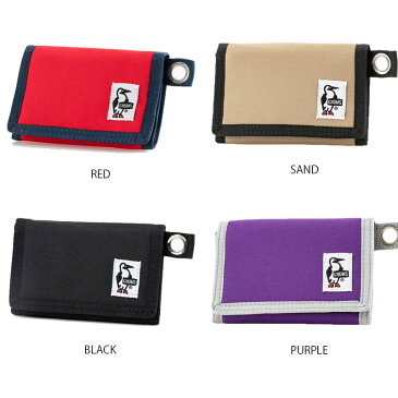 CHUMS チャムス 財布 【メール便可】Eco Small Wallet CH60-0852 メンズ レディース ミニ財布 コインケース メンズ ミニウォレット 三つ折り財布 ショートウォレット 定期入れ 小銭入れ 札入れ 3つ折り 折り畳み 黒 ブラック アウトドア マジックテープ