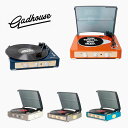 検索キーワード Gadhouse ガドハウス GAD001 Brad Retro Record Player レコードプレーヤー ブラッド レトロ レコード プレーヤー ターンテーブル オールインワン スピーカー内蔵 ステレオスピーカー 78回転対応 SP版対応 ベルトドライブ RCA出力 Bluetooth入力 3.5mmAUX入力 ビンテージ インテリア おしゃれ ユナイテッドパークス unitedparksブランド Gadhouse ガドハウス 商品名 Brad Retro record player ブラッド レトロ レコード プレーヤー 製品説明 趣のあるレトロデザインでビンテージ調やオールドリイシューなインテリアにマッチしたオールインワンレコードプレーヤー。フルレンジのステレオスピーカーを内蔵し、レコード針も付属しているため、買ったその日からすぐにお楽しみいただけます。また、レコードプレーヤーとしての機能も充実しており、SP盤、LP盤、EP盤はじめソノシートなども対応、回転数は78回転、45回転、33 1/3回転に対応しており、ピッチコントロールも装備しています。また、拡張性も高く各種の入出力に対応しており、外部への音源供給や外部からの入力により内蔵スピーカーで再生など、幅広い用途にご利用いただけます。 ブランド説明 Gadhouseはレトロモダンな音楽&ライフスタイルを提案するブランドです。2015年に設立され、バンコクを拠点に今ではヨーロッパ、アメリカ、など世界各国に輸出されています。 サイズ W330mm H115mm D280mm 約2kg 仕様 電源：100V 50-60Hz 駆動方式：ベルトドライブ 対応レコード盤：SP盤、LP盤、EP盤他 回転数：78回転、45回転、33 1/3回転 入力：Ф3.5mmステレオミニ、Bluetooh 出力：RCAピン 素材：プラスチック他 付属品：本体、ダストカバー、ACアダプター、RCAピンオーディオケーブル、取扱説明書 注意点 材質の特性上、小さな傷や擦れ等がある場合があります。あらかじめご了承ください。 GREEN色はかなり青味の強い色合いです。また、GRAY色は緑味の強い、カーキやオリーブ色に近い色合いです。 ※こちらの商品のみのご注文時は【クーポン利用不可】です。 ※素材感や色合いの表現には差があります。お使いのパソコンのモニター環境により色合いが異なる場合がありますので、ご了承の上ご注文お願い致します。 ※測る箇所により若干誤差が生じる場合もございます。ご了承下さい。 ※こちらの商品は北海道・沖縄・離島への配送は不可です。