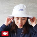 HELLY HANSEN ヘリーハンセン ハット ロゴセイルハット HC92260 帽子 ぼうし バケットハット バケハ ロゴ 刺繍 チェーンステッチ ツイル生地 コットンツイル 綿100% サイズ調整可能 FREE カジュアル アウトドア キャンプ 登山 UVケア レディース メンズ