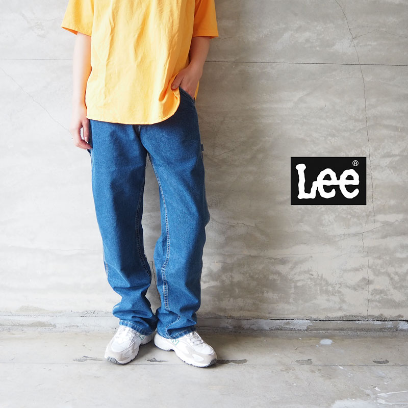 Lee リー デニム パンツ CARPENTER JEAN IN RETRO STONE 102887910 ペインター デニムパンツ カーペンター ルーズフィット レトロ ジーンズ ストレート アメカジ ペインターパンツ DENIM おしゃれ ゆったり レディース メンズ