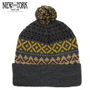 NEW YORK HAT＆CAP CO. ジャガードニット CAP 3colors (NYH4692) AW16Z NO IMAGE