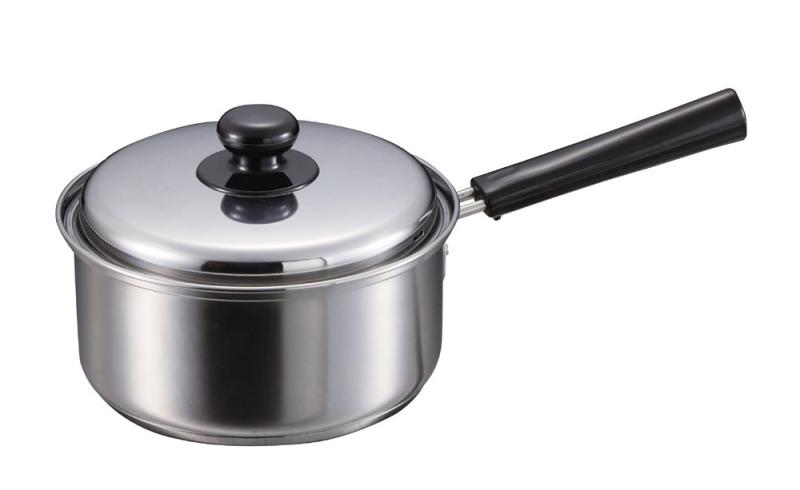 パール金属 クックパレス 3層底片手鍋 18cm HB-2526 シルバー