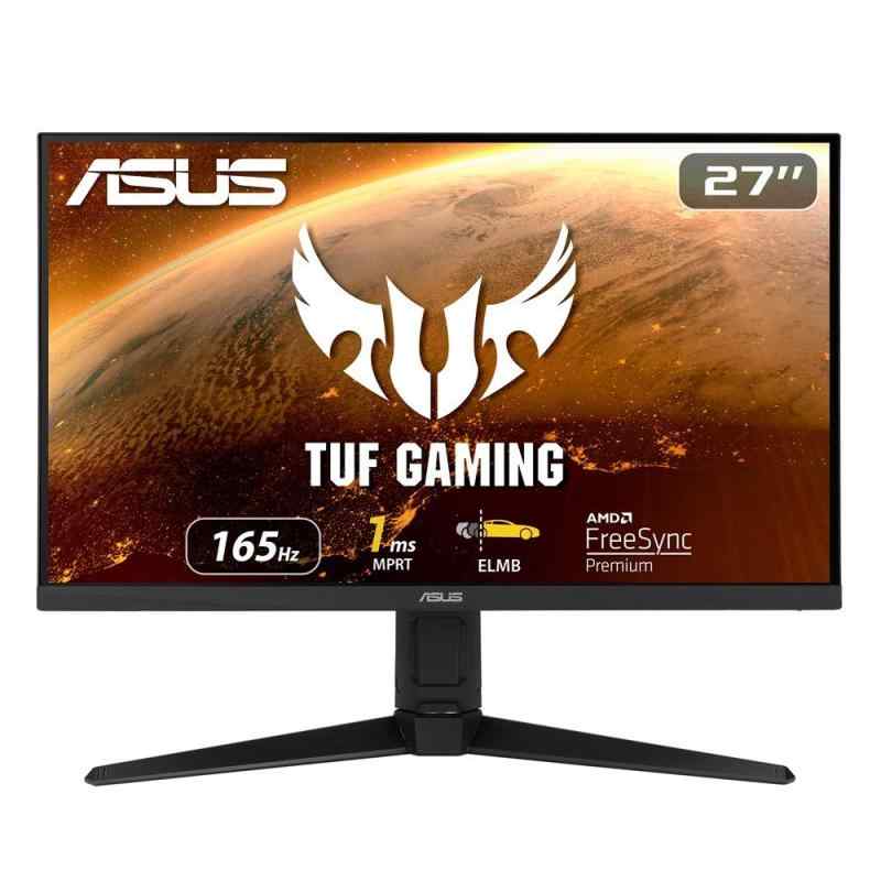 ASUS ゲーミングモニター TUF Gaming VG279QL1A 165Hz 27インチ モニター IPS フルHD 1ms HDMI2.0(x2) DisplayPort1.2 高さ調整 縦横回転