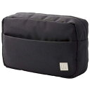 エレコム ガジェットポーチ ガジェット ポーチ バッグインバッグ UBシリーズ 撥水加工 300D高密度ポリエステル ブラック BMA-UBGP01BK