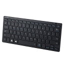 エレコム Bluetooth マルチペアリング ミニキーボード パンタグラフ式 軽量・薄型 3台同時ペアリング mac OS/iPad OS/Window OS対応 ブラック TK-FBP102BK/EC(2)