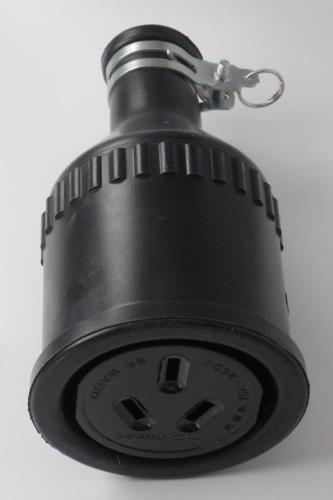 パナソニック(Panasonic) 防水ゴムコードコネクタボディ 3P WA3319