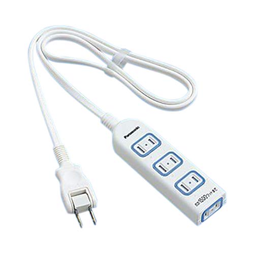 パナソニック ザ・タップX4個口1m ホワイト(安全設計扉・パッキン付)