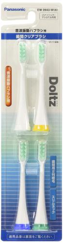 【】パナソニック 替えブラシ ドルツ 歯間クリアブラシ 4本組 白 EW0943-W
