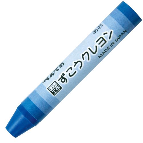 ぺんてる クレヨン ずこう PTCG-T23 10個セット あお