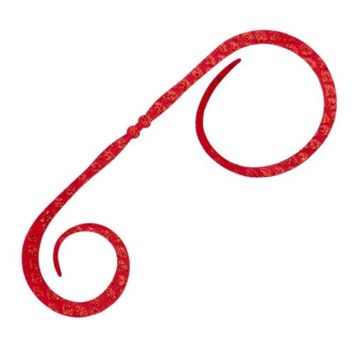 シマノ(SHIMANO) タイラバ 炎月 バクバクネクタイ ダブルカーリー Sサイズ ED-R05W 004 レッドラメ