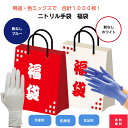 【福袋】 【送料無料】大特価 合計1000枚 ニトリル手袋 青 白 ブルー ホワイト 粉なし パウダーフリー 医療用 作業用 食品衛生法 お得 セット