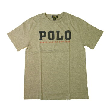 RALPH LAURENボーイズ TシャツラルフローレンPOLO ロゴプリント半袖グレーキッズ Boys XLサイズありメンズMサイズ相当あり レディース兼用02P25Jul17【送料無料】【送料込み】