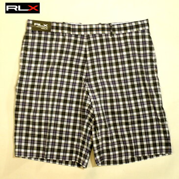 RLX RALPH LAUREN ショーツ ラルフローレン ハーフパンツ 短パン チェック メンズ RLXゴルフ GOLF 35インチ36インチ ビッグサイズあり