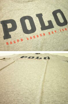 RALPH LAURENボーイズ TシャツラルフローレンPOLO ロゴプリント半袖グレーキッズ Boys XLサイズありメンズMサイズ相当あり レディース兼用02P25Jul17【送料無料】【送料込み】