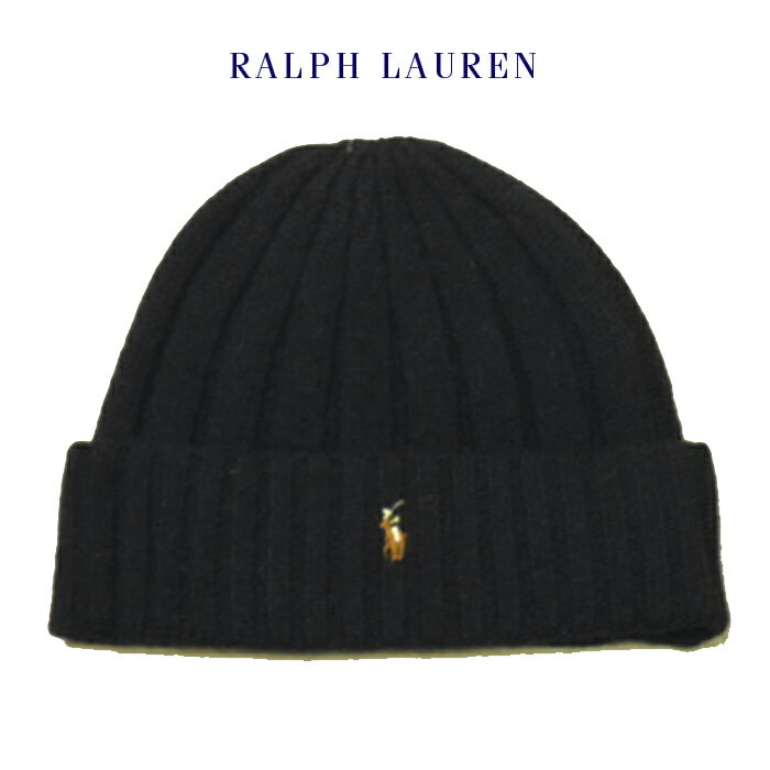 ポロ ラルフ ローレン ラルフローレン ニットキャップ polo Ralph Lauren ケーブルニット帽子 メンズ レディース兼用 ダークネイビー ポロ マルチカラーポニーロゴワンポイント メール便等ポストお届け送料無料