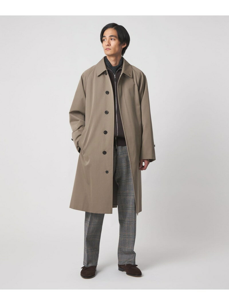 【SALE/10%OFF】ウール コットン ギャバジン ベルテッド バルマカーンコート 撥水 UNITED ARROWS ユナイテッドアローズ ジャケット・アウ...