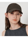 ギンガムチェック キャップ UV UNITED ARROWS ユナイテッドアローズ 帽子 キャップ イエロー グリーン【送料無料】[Rakuten Fashio...