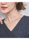 【別注】＜les bonbon＞VICTRIA WG ネックレス UNITED ARROWS ユナイテッドアローズ アクセサリー・腕時計 ネックレス シルバー【送料無料】[Rakuten Fashion]