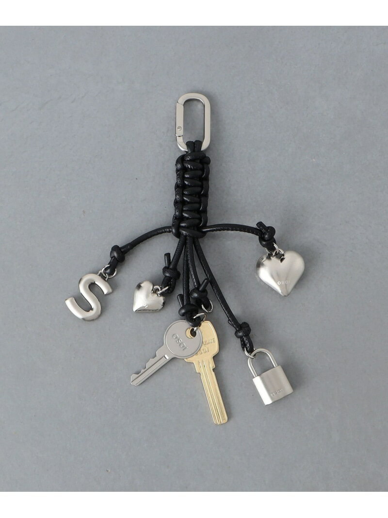 【別注】<OSOI>ロープ キーリング BLACK OSOI ユナイテッドアローズ ファッション雑貨 チャーム・キーチェーン ブラック【送料無料】[Rakute...