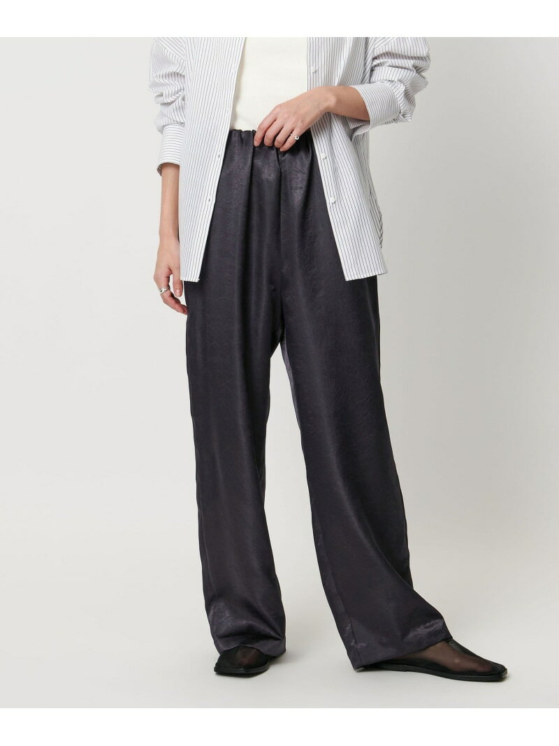 ＜MARW UNITED ARROWS＞ワッシャー サテンパンツ MARW UNITED ARROWS ユナイテッドアローズ パンツ その他のパンツ ブラウン グレー ネイビー【送料無料】[Rakuten Fashion]のサムネイル