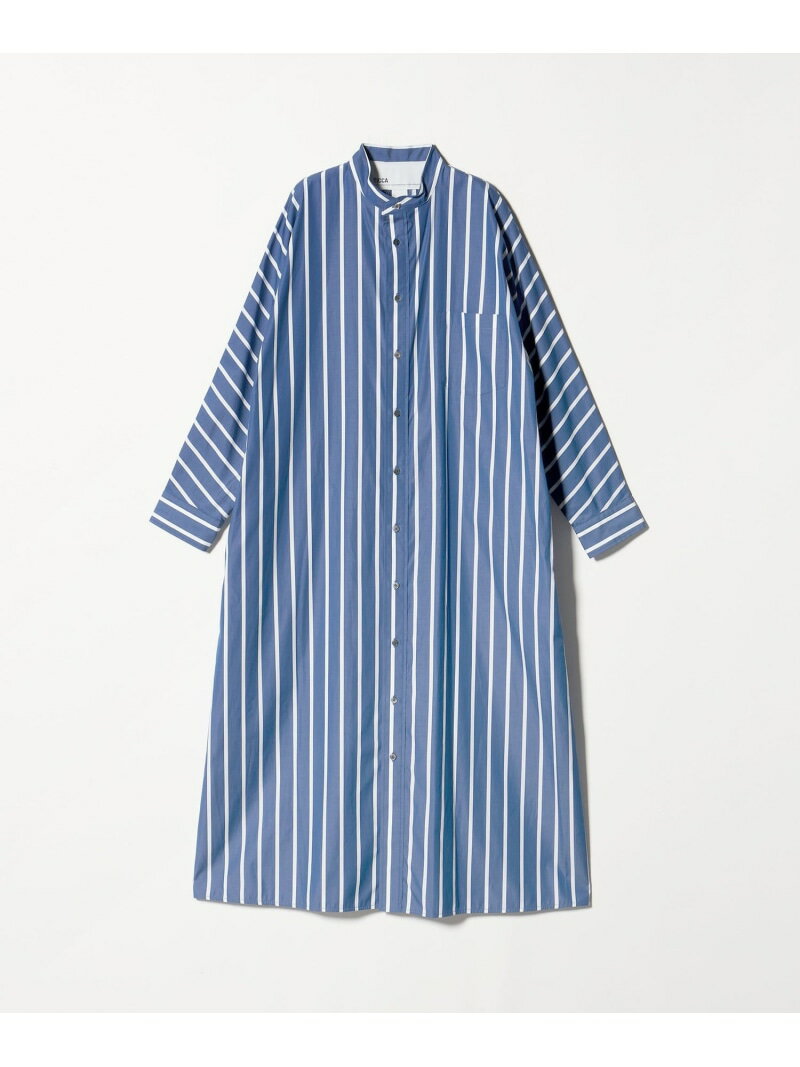 ＜TICCA＞ストライプ テントライン シャツワンピース UNITED ARROWS ユナイテッドアローズ ワンピース..