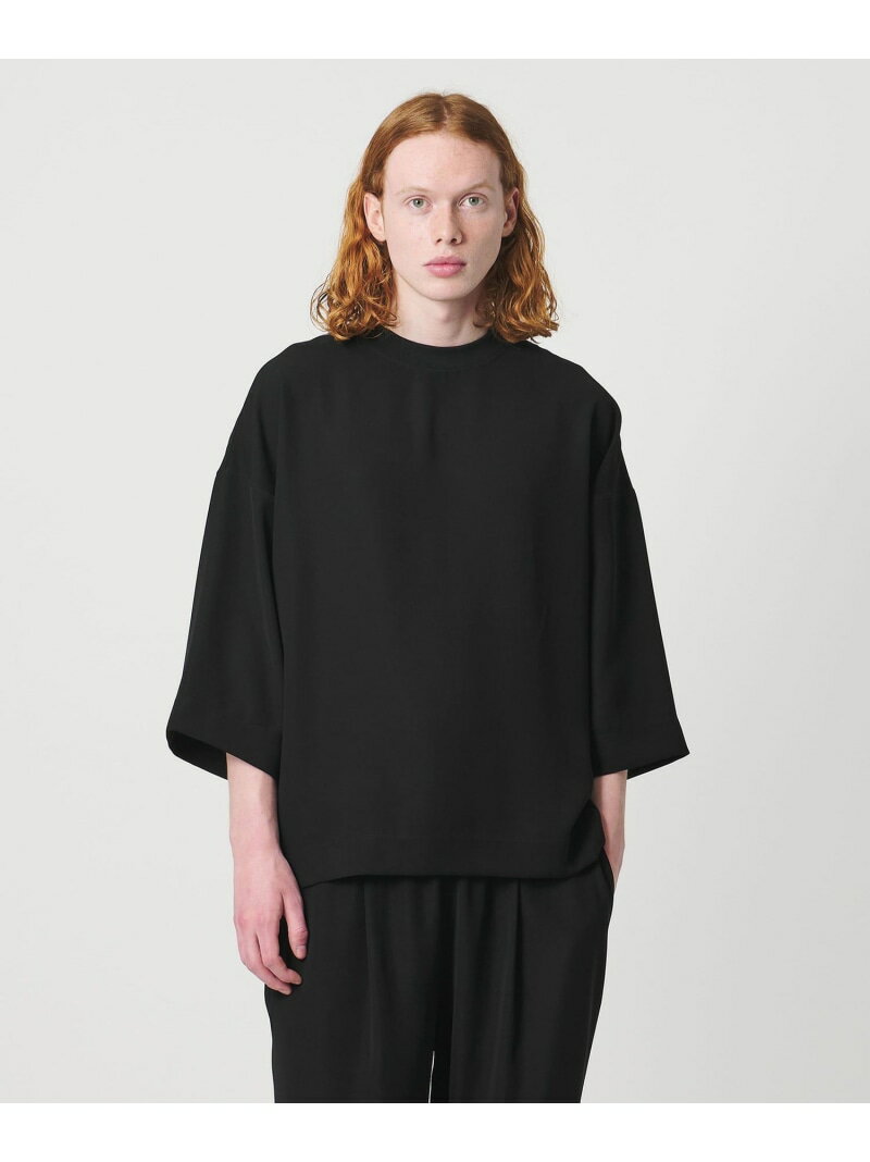 ＜D.O UNITED ARROWS BY DAISUKE OBANA＞II+ SETIN 3/4SL CREW TEE 26SS/Tシャツ UNITED ARROWS & SONS ユナイテッドアローズ トップス カットソー・Tシャツ ブラック