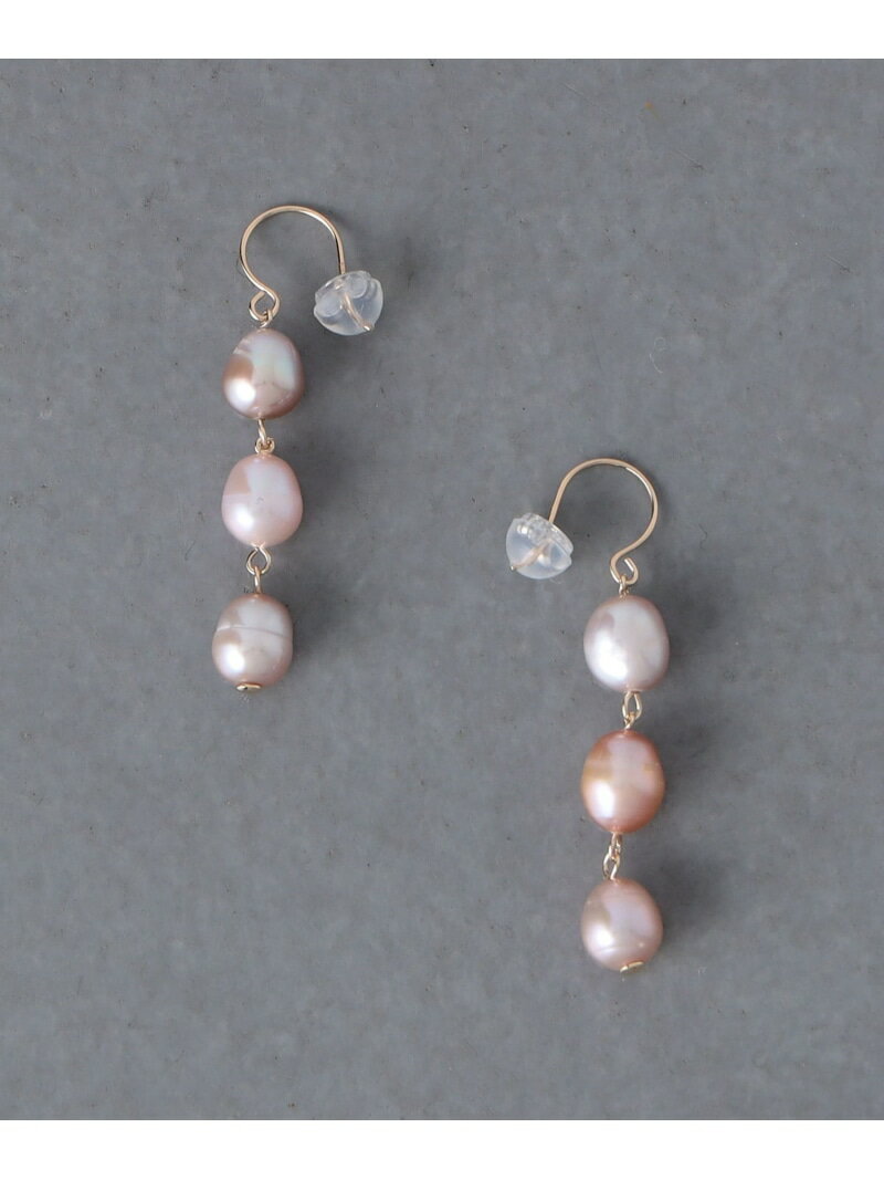 ＜les bonbon＞COCOON PRL ピアス UNITED ARROWS ユナイテッドアローズ アクセサリー・腕時計 ピアス ピンク ホワイト【送料無料】[Rakuten Fashion]のサムネイル