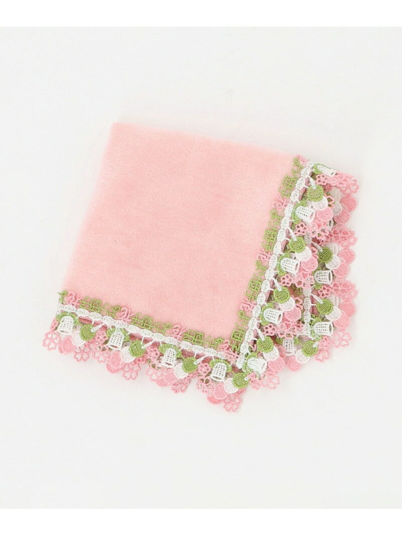 ＜近沢レース店＞花より団子 ハンカチ UNITED ARROWS ユナイテッドアローズ ファッション雑貨 ハンカチ・ハンドタオル ピンク[Rakuten Fashion]のサムネイル