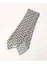 <molteni> オーバルプリント アスコットタイ UNITED ARROWS ユナイテッドアローズ ファッション雑貨 スカーフ・バンダナ ベージュ ブラウン...