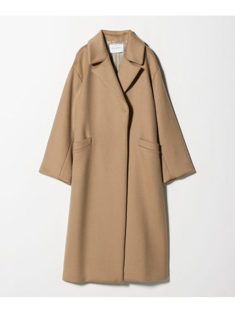 ビッグ テーラード コート UNITED ARROWS ユナイテッドアローズ ジャケット・アウター チェスターコート ベージュ ホワイト ネイビー【送料無料】[Rakuten Fashion]のサムネイル