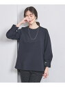 SPONGY パールモチーフ ブラウス UNITED ARROWS ユナイテッドアローズ トップス シャツ ブラウス ネイビー ホワイト ブラック ブルー【送料無料】 Rakuten Fashion