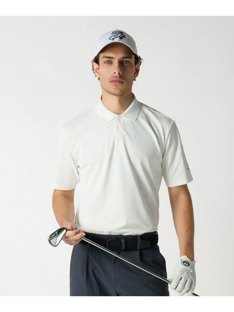  Υ 쥮顼ݥ UNITED ARROWS GOLF ʥƥåɥ ݡġȥɥ եå ۥ磻 ֥롼 ͥӡ̵[Rakuten Fashion]