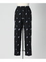 <LOEFF>キャットニップ ジャガード パンツ LOEFF ユナイテッドアローズ パンツ その他のパンツ ブラック【送料無料】[Rakuten Fashion...