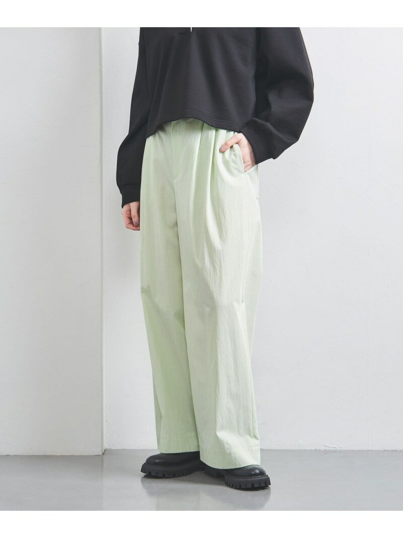 【SALE／30%OFF】ダブルタック イージー パンツ UNITED ARROWS ユナイテッドアローズ パンツ その他のパンツ ネイビー ホワイト【RBA_E】【送料無料】[Rakuten Fashion]のサムネイル