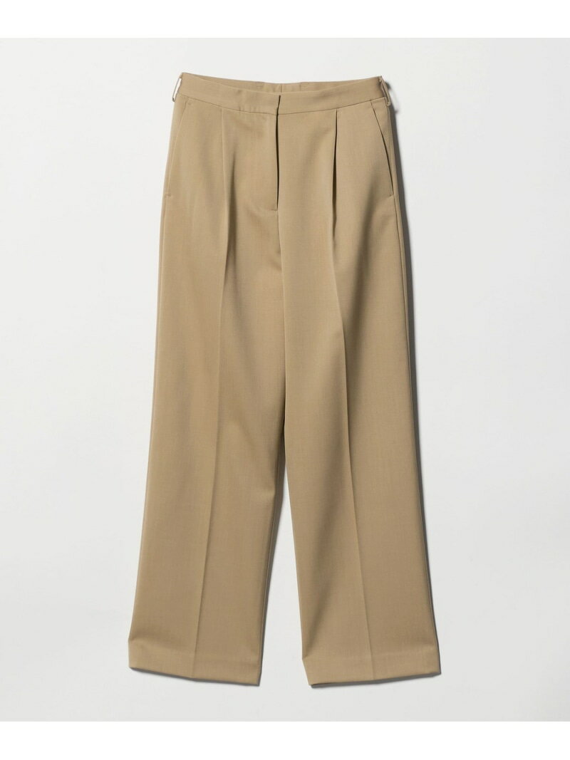 【SALE/10%OFF】<conte>タック ワイドパンツ conte ユナイテッドアローズ パンツ その他のパンツ ネイビー ベージュ【RBA_E】【送料無...