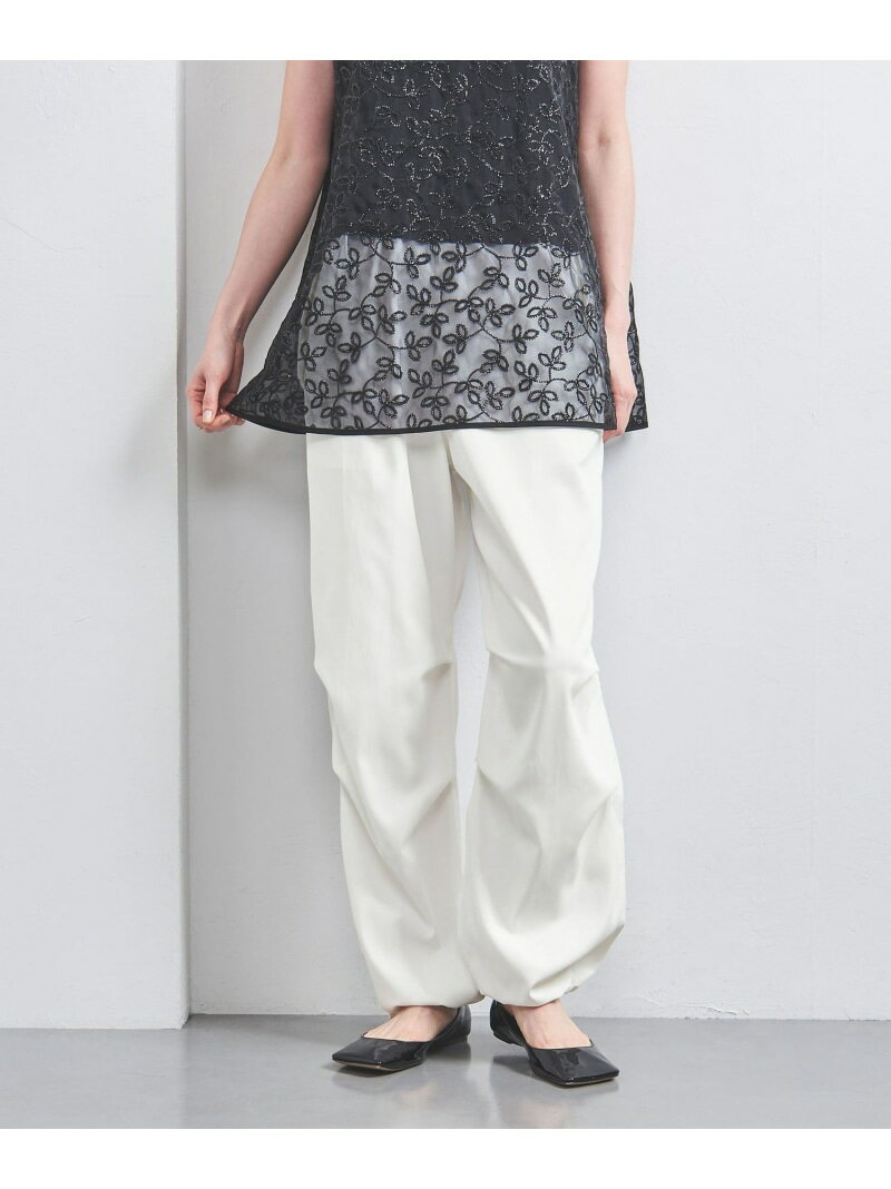 ドローストリング カーゴパンツ UNITED ARROWS ユナイテッドアローズ パンツ カーゴパンツ ホワイト ブラック【送料無料】[Rakuten Fashion]のサムネイル