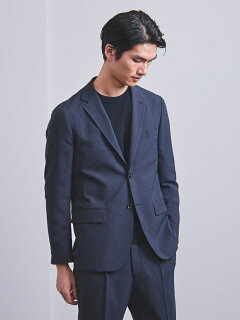 Polyester Glen Plaid 2-button Sport Coat 1121-110-2341: Navy Polyester Glen Plaid 2-button Sport Coat 1121-110-2341: Navy