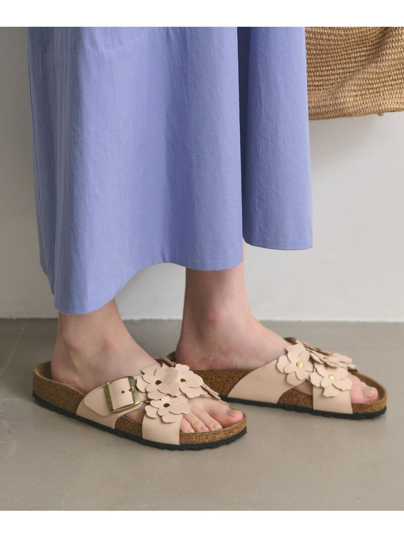 【国内EXCLUSIVE】＜BIRKENSTOCK＞SIENA フラワー サンダル UNITED ARROWS ユナイテッドアローズ シューズ・靴 サンダル ブラック ピンク【送料無料】[Rakuten Fashion]