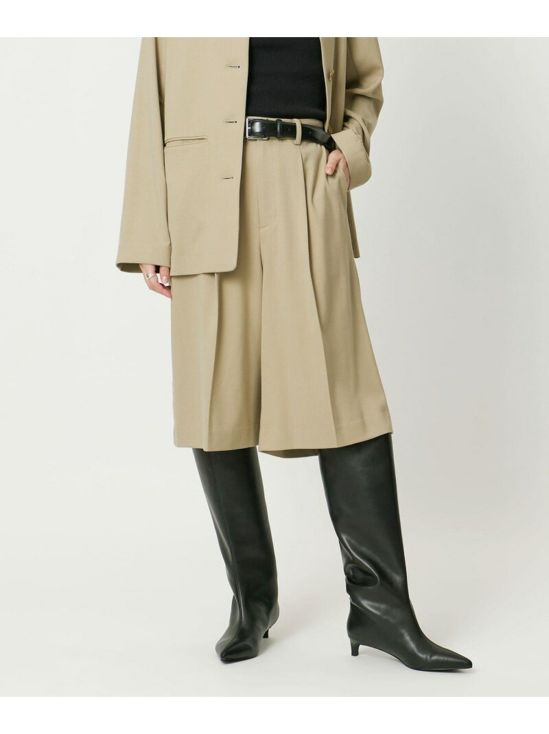 ＜MARW UNITED ARROWS＞タック ショート パンツ MARW UNITED ARROWS ユナイテッドアローズ パンツ キュ..